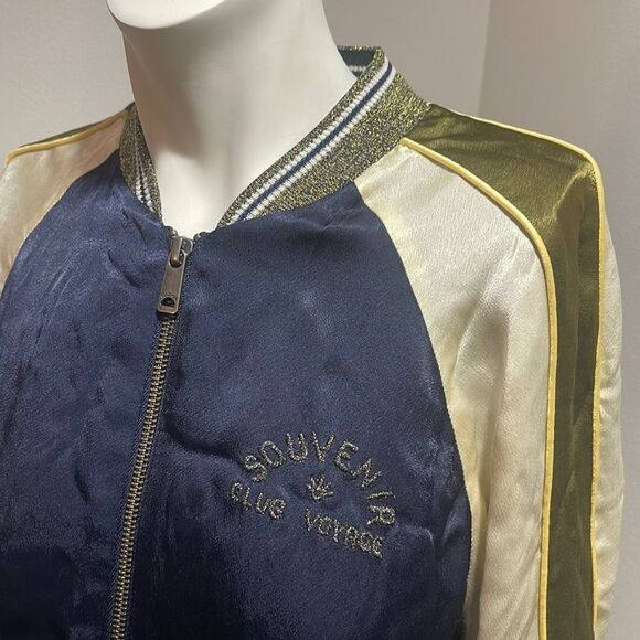 Maison Scotch Colour blocked bomber jacket - Picture 2 of 13